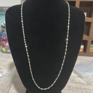 Elegant Silver Tone Necklace